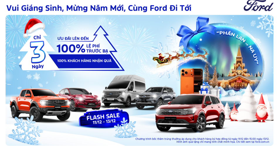 Khởi Động Hành Trình Đón Năm Mới Đầy Hứng Khởi Và Cơ Hội Trúng Chuyến Du Lịch Bắc Âu